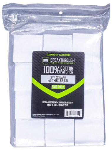 Breakthrough Clean BTCPS212540 Square Patches 45/54 Cal 540 pieces