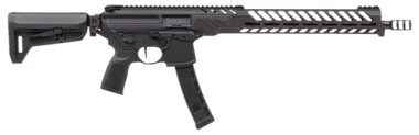 Sig Sauer RMPX16B935 MPX PCC 9mm Luger 35+1 16", Black, Slim M-Lok Handgaurd, Folding Magpul SL-K Stock, Three Chamber Comp, Timney Trigger, Ambi Controls