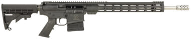 Great Lakes Firearms GL10308SSBLK AR-10  308 Win 20+1 18" Stainless, Black Rec, M-Lok Handgaurd, Carbine Stock, A2 Grip, Muzzle Brake