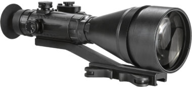 AGM Global Vision 15WP6623484111 Wolverine Pro-6 3AW1 Night Vision Rifle Scope Matte Black 6x100mm Gen 3 Auto-Gated White Phosphor Level 1 Illuminated Red Chevron w/Ballistic Drop Reticle