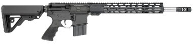 Rock River Arms 450B1562V1 LAR-15M All Terrain Hunter 450 Bushmaster 5+1 16" Stainless Barrel, Black Rec, 13" M-LOK Handgaurd, OEM Operator CAR Stock & Muzzle Brake, Hogue Rubber Grip