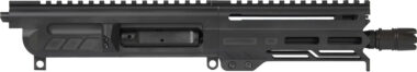 CMMG 57BA8AEAB Dissent MK4 5.7x28mm 6.50", Left Side Charging Handle, Armor Black, Zeroed Linear Comp, 4.60" M-LOK Handguard, Picatinny End Plate, Fits AR-Platform