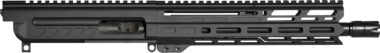 CMMG 99B80E4AB Dissent  9mm Luger 10.50", Left Side Charging Handle, Armor Black, Zeroed Linear Comp, 9.60" M-LOK Handguard, Picatinny End Plate, Fits AR-Platform