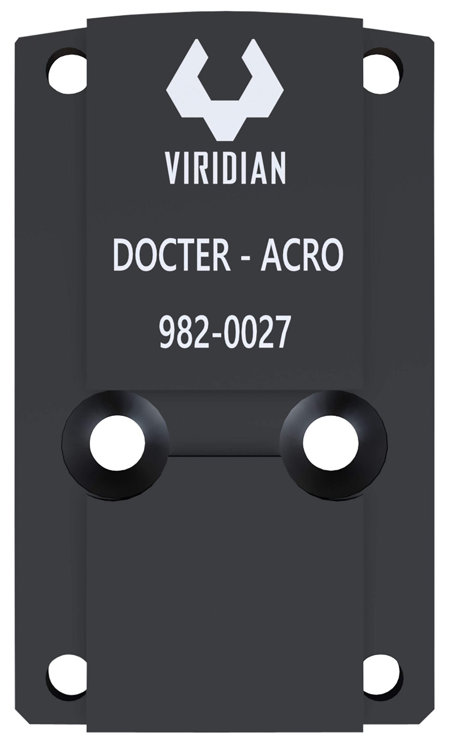 Viridian 9820027 RFX45 Docter Mounting Adapter Black Anodized