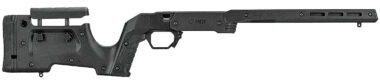 Mdt Sporting Goods Inc 104689BLK XRS Chassis Black Aluminum Core with Polymer Panels, Adj. Cheekrest, M-LOK Forend, Interchangeable Grips, AICS Mag Compatible, Fits Short Action Tikka T3