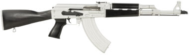 Zastava Arms Usa ZR7762CSB ZPAPM70  7.62x39mm 30+1 16.30" Black Chrome Lined Steel Barrel, Silver Receiver, Black Polymer Handguard, Fixed Dark Walnut Synthetic Stock