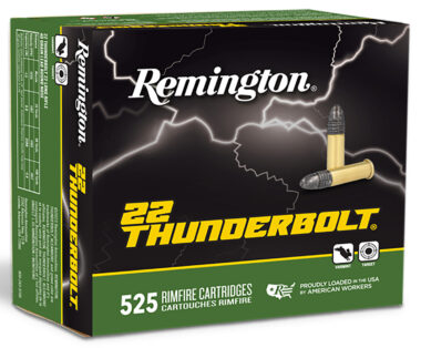 Remington Ammunition R21271 Thunderbolt Bulk 22LR 40gr Lead Round Nose 525 Per Box/12 Case