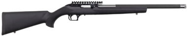 Magnum Research SBA17HMH Magnum Lite  17 HMR 19" Black Steel Threaded Barrel, Black Fixed Hogue OverMolded Stock