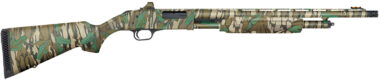 Mossberg 54342 500 Turkey 20 Gauge 5+1 3" 20", Mossy Oak Greenleaf, Optic Cut Rec, Synthetic Furniture, Fiber Optic Front Sight, X-Factor Ported Choke, Includes Holosun Red Dot