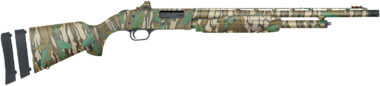 Mossberg 54684 500 Super Bantam Turkey 20 Gauge 5+1 3" 20", Mossy Oak Green Leaf, Optic Cut Rec, Synthetic Stock with Adj. Shims, XF Turkey Choke, Includes Holosun Red Dot