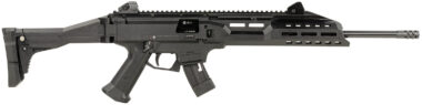 CZ-USA 91368 Scorpion EVO 3 22 LR 10+1 16" Black Threaded Steel Barrel, Picatinny Rail Receiver, M-LOK Handguards, Black Folding/Telescoping Stock, Black Polymer Grips