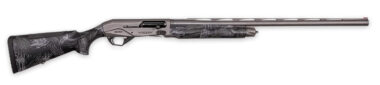 Weatherby XST1228SMG Sorix Full Size 12 Gauge Semi-Auto 3.50" 2+1 28" Gray Cerakote Vent Rib Barrel & Drilled & Tapped Steel Receiver, Storm Camo Synthetic Stock w/Adj Shim, Ambidextrous