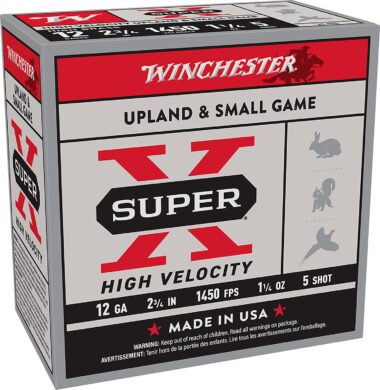 Winchester Ammo X12HV5 Super X High Velocity 12Gauge 2.75" 1 1/4oz 5Shot 25 Per Box/10 Case