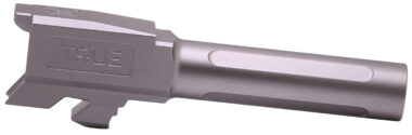 True Precision Inc TPG43BX Glock  9mm Luger 3.40" Fluted Satin Stainless Steel, Fits Glock 43/43X
