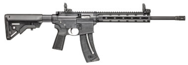 Smith & Wesson 14180 M&P15-22 Sport 22 LR 25+1 16.50" Black Steel Threaded Barrel, Picatinny Rail Polymer Receiver, M-LOK Polymer Handguards, Black Polymer B5 Bravo Stock, Black B5 Type 23 Grips