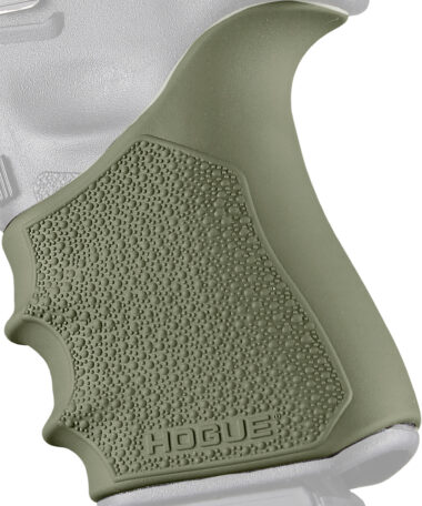 Hogue 17041 Grip Sleeve Handall Beavertail OD Green Rubber