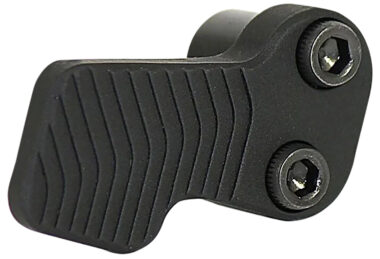 Odin Works ACCXMRBLK  Extended Magazine Release AR-15 Cerakote Black 6061 Aluminum