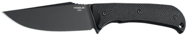 Hogue 35854 Extrak  XL 3.90" Fixed Clip Point Plain Black Cerakote CPM M4 Tool Steel Blade, Black Textured G10 Scales Handle