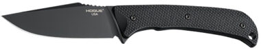 Hogue 35869 Extrak  3.30" Fixed Clip Point Plain Black Cerakote CPM M4 Tool Steel Blade, Black Textured G10 Scales Handle