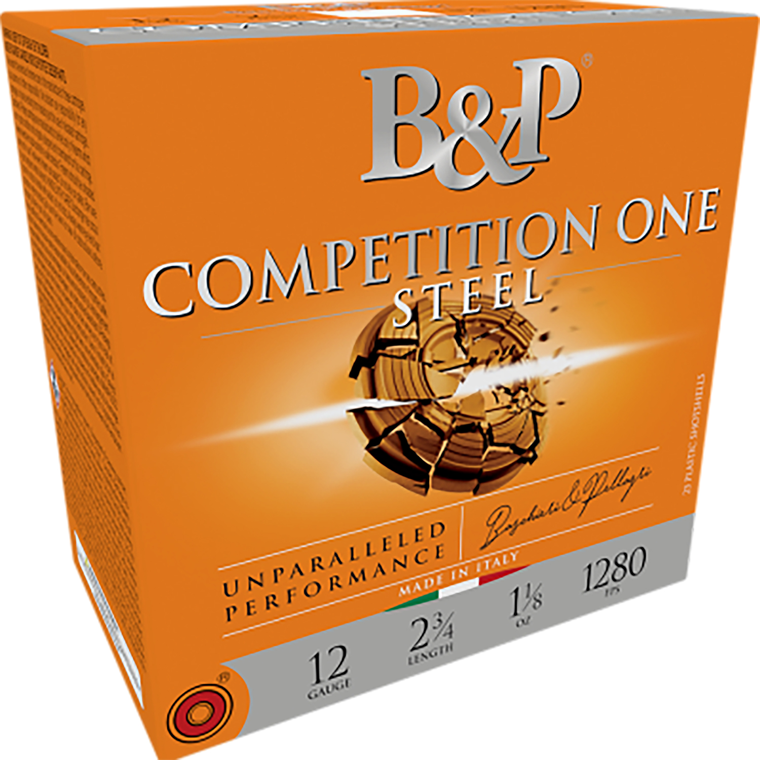 B&p Ammunition 12B18GC7 Competition One 12Gauge 2.75" 1 1/8oz 7.5Shot 25 Per Box/10 Case