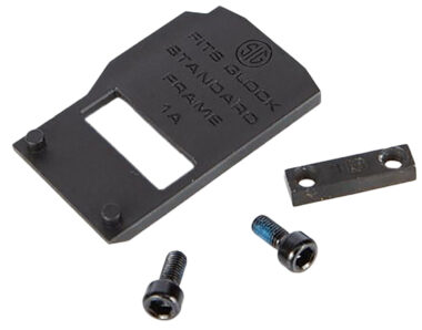Sig Sauer Electro-Optics SOR1MK001 Romeo1 Mounting Kit Black Steel, Compatible w/ Glock (Except MOS) To Slide Mount