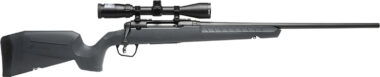 Savage Arms 32176 Axis 2 XP Combo Full Size 308 Win 4+1 22" Black Sporter Barrel, Black Carbon Steel Receiver Drilled & Tapped, Gray Fixed Synthetic Stock, Weaver 3-9x40mm Scope, Right Hand
