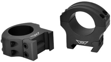 Warne 8501M HyperLite  Matte Black MagnaFusion Alloy 1" Tube Medium Maxima/Weaver/Picatinny