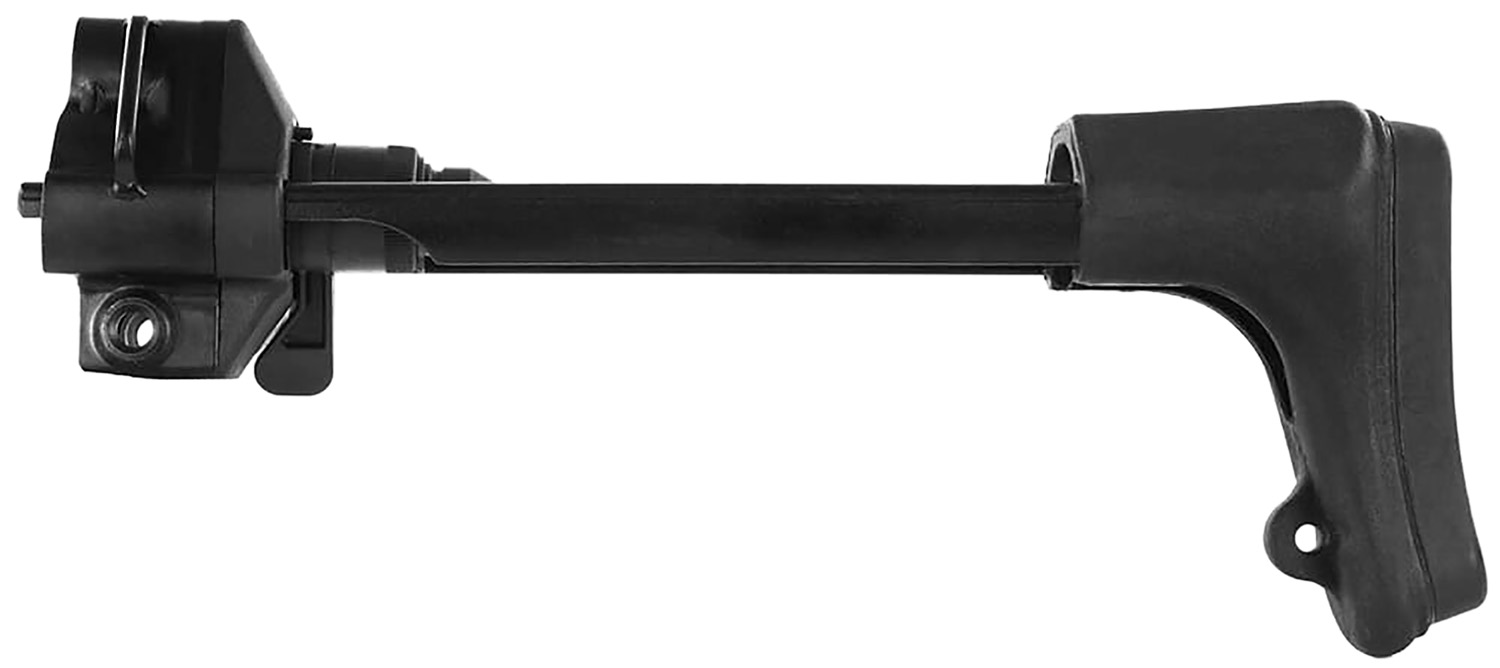 HK 227901 Three Position Buttstock Black Rubber/Steel/Polymer Fits HK SP5 Pistol/Rifle