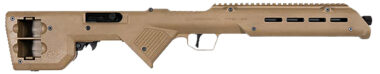 Desert Tech TRKRF2218FDE TREK-22 Flat Dark Earth Compact 22 LR 18" Free Floating Steel Barrel, Picatinny Rail Receiver, M-LOK Handguards, Fixed Polymer Stock, Suppressor Ready