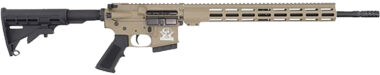Great Lakes Firearms GL15350SSFDE16 GLFA  350 Legend 5+1 18" Stainless Threaded Barrel, Flat Dark Earth Cerakote Picatinny Rail Aluminum Receiver, M-LOK Handguard, Black Synthetic Stock, Mil-Spec Grip