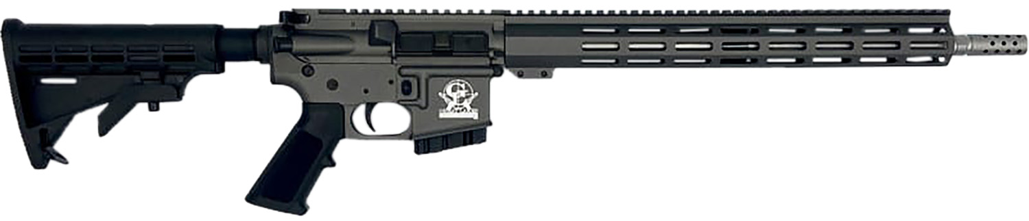 Great Lakes Firearms GL15400SSTNG AR-15 400 Legend 5+1 16" Stainless Threaded Barrel, Tungsten Cerakote Picatinny Rail Aluminum Receiver, Adjustable Black Synthetic Stock, Mil-spec Polymer Grip