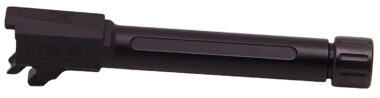 True Precision Inc TPP365FBXTBL  Sig 9mm Luger Threaded Black Nitride Stainless Steel, Fits Sig P365 Fuse