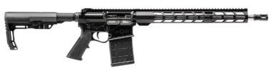 Patriot Ordnance Factory 02358  LMR Base 308 Win 10+1 16.50" Black Aluminum Receiver A2 Style Grip
