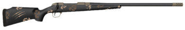 Fierce Firearms FCTRG7MMBC20BS CT Rage  Full Size 7mm BC 3+1 20" Black Carbon Fiber Match Grade Threaded Barrel, Black Cerakote Drilled & Tapped Titanium Receiver, Monte Carlo Carbon Fiber Stock