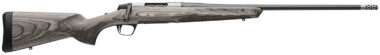 Browning 036092299 X-Bolt 2 Hunter Full Size 6.8 Western 3+1 24"  Matte Blued Threaded Sporter Barrel, Drilled & Tapped Stainless Steel Receiver, Fixed Gray Laminate Stock, Radial Muzzle Brake