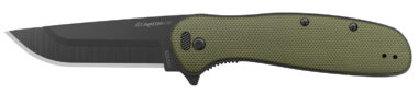 Outdoor Edge VX230CC Razor VX2  3" Folding Plain 420J2 SS Blade Green