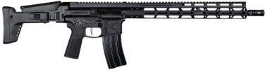 Global Ordnance LLC 197892003223 Monolithic  5.56 NATO 16" Barrel, M-LOK Handguard, Modular Black Stock, Black Polymer Grip