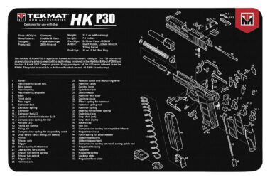 TekMat TEKR17HKP30 HK P30 Cleaning Mat Black/White Rubber 11"x17" HK P30 Parts Diagram