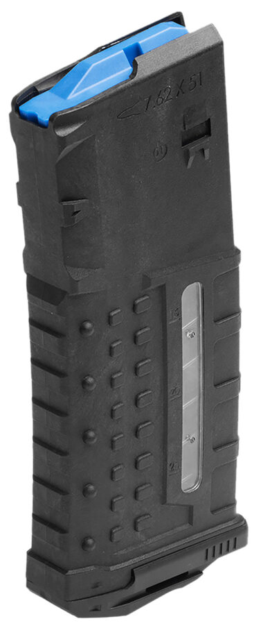 Leapers RBTDM25   25rd Windowed 308 Win Black Polymer/Steel