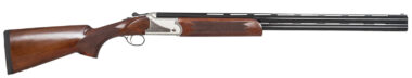 TriStar 98730 Upland Hunter Silver II 12 Gauge 3" 2rd 28" Over/Under Vent Rib Barrel, Fixed Walnut Stock