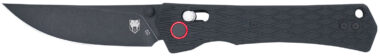 CobraTec Knives CTLEGBLK Legacy  EDC 3.50" Folding Plain Black TiCN D2 Steel Blade, 5" Black Textured Aluminum/G10 Handle