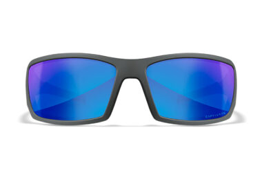 Wiley X SSTWI09 Twisted  M/L Blue Mirror Lens Polycarbonate Matte Gray Frame