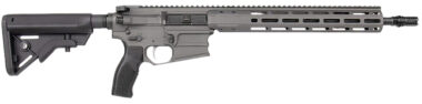 Cobalt Kinetics CKPROLITE55616CHARCOAL Pro Light 223 Rem/5.56 NATO 16" Black Barrel, Charcoal Picatinny Rail Aluminum Receiver, M-LOK Handguard, Black Polymer Stock, Black Polymer Grip