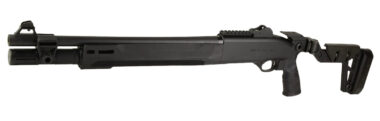 Langdon Tactical Tech LTT1301HBCFBLK Beretta 1301  3" 7+1 18.50" Black Heat Shield Barrel, Black Anodized Aluminum Receiver, Black Chisel Folding Synthetic Stock, Beretta Patrol Forend