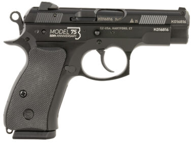 CZ-USA 01132 CZ 75 D 50th Anniversary Compact Frame 9mm Luger 10+1