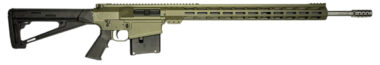 Great Lakes Firearms  AR-10  30-06 Springfield 5+1 24" Stainless Threaded Barrel, OD Green Cerakote Aluminum Receiver w/Picatinny Rail, Hogue Fixed Black Polymer Stock, Mil-Spec Grip