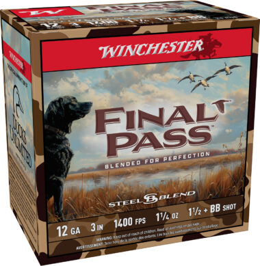 Winchester Ammo FP123BB15 Final Pass  12Gauge 3" 1 1/4oz BB/1.5Shot 25 Per Box/10 Case