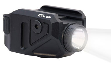 Viridian 9300050 CTL Slim C Series Black Glock 43X/48 MOS 550 Lumens 25 Yards Day/1 Mile Night Beam Rail Mount