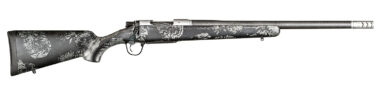 Christensen Arms 8010659900 Ridgeline FFT 25 Creedmoor 4+1 24" Carbon Fiber Threaded Barrel, Stainless Steel Drilled & Tapped Receiver, Carbon w/Gray Accents Sporter FFT Carbon Fiber Stock
