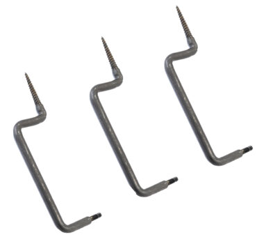 Stealth Cam STCTS3PK Tree Screw Mounts Compatible With 1/4"-20 thread adapter Black 3 Per Pkg